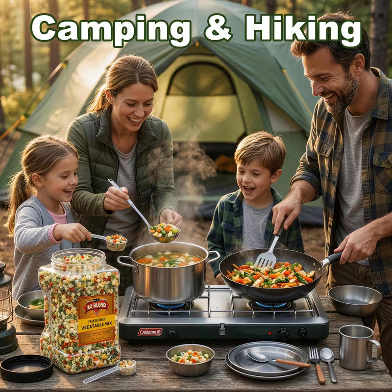 Dehydrated Mixed Vegetables – Vegetable Soup Mix for Cooking, Ramen & Camping