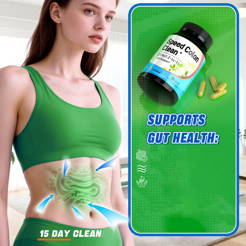 USLSHA 15-Day Colon Cleanse & Liver Support Supplement with Psyllium Husk