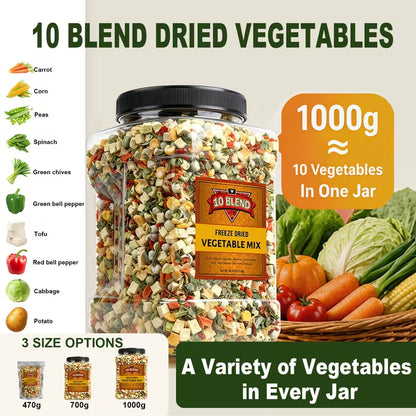 Dehydrated Mixed Vegetables – Vegetable Soup Mix for Cooking, Ramen & Camping