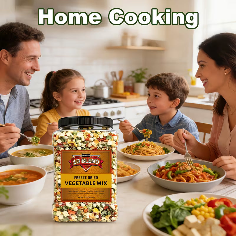 Dehydrated Mixed Vegetables – Vegetable Soup Mix for Cooking, Ramen & Camping