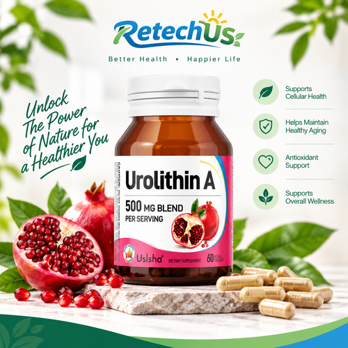 USLSHA Urolithin A Supplement for Healthy Aging & Mitochondrial Support