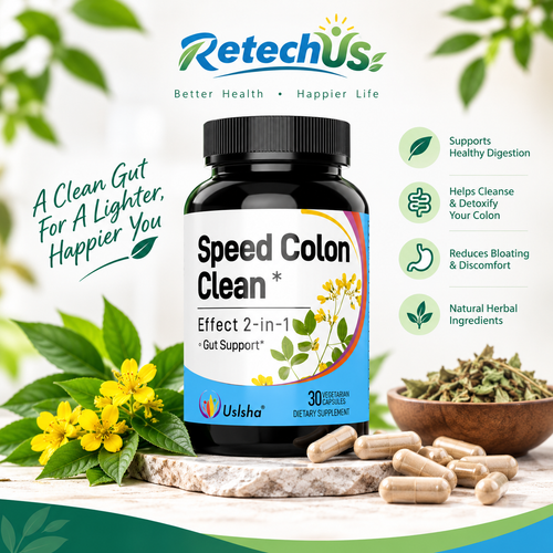 USLSHA 15-Day Colon Cleanse & Liver Support Supplement with Psyllium Husk