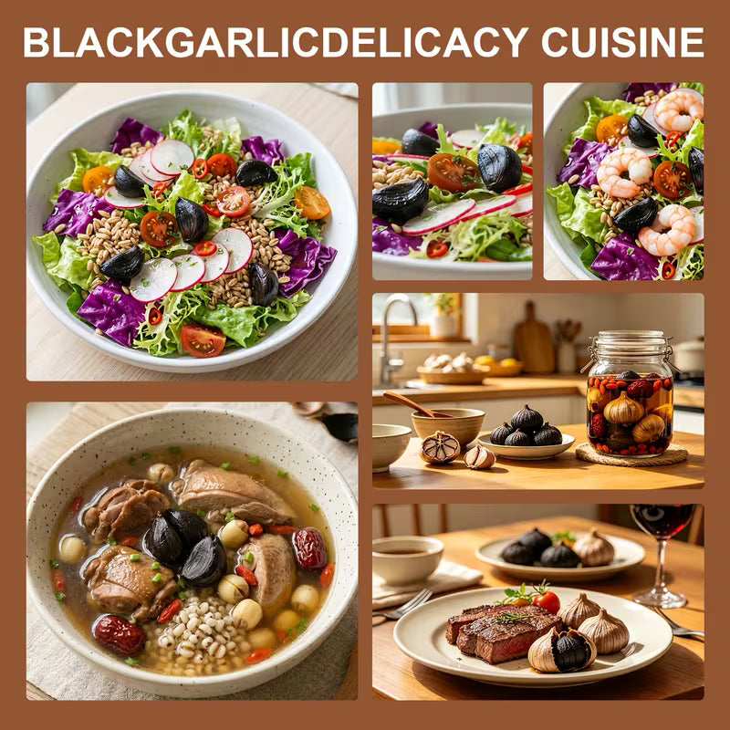 90-Day Fermented Whole Black Garlic Bulbs – 5.3 oz (150g), Ready-to-Eat, No Added Sugar or Additives