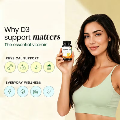 USLSHA Vitamin D3 4,000 IU (100 mcg) Softgels for Bone & Immune Support