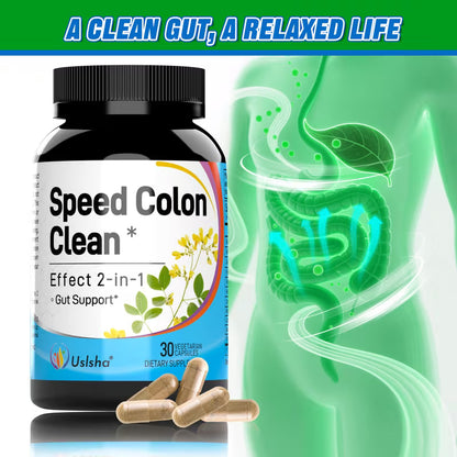 USLSHA 15-Day Colon Cleanse & Liver Support Supplement with Psyllium Husk